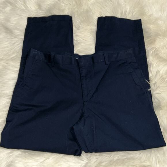 Mens INC International Concepts Slim Fit Navy Pants Size 32 - Picture 2 of 8